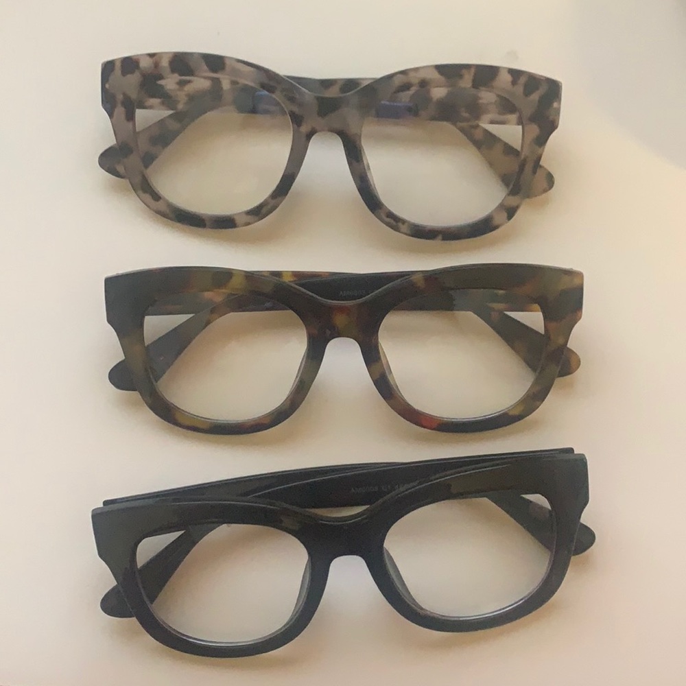 3 pairs of Blue Light Glasses
